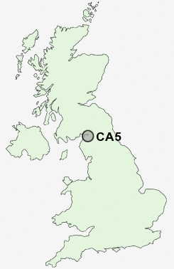 CA5 Postcode map