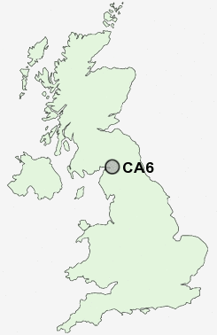 CA6 Postcode map
