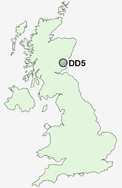 DD5 Postcode map