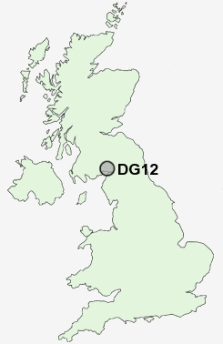 DG12 Postcode map
