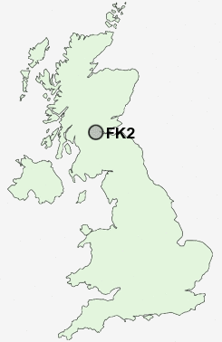 FK2 Postcode map