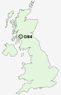 G84 Postcode map