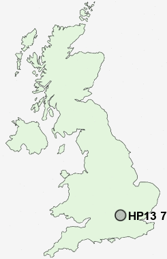 UK Postcode map