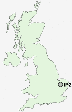 IP27 Postcode map