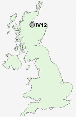 IV12 Postcode map