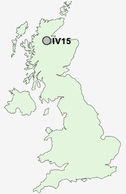 IV15 Postcode map