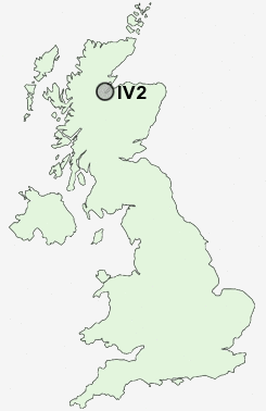 IV2 Postcode map