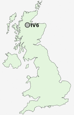 IV6 Postcode map