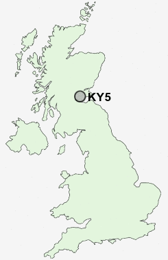 KY5 Postcode map
