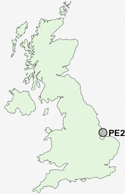 PE24 Postcode map