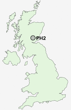 PH2 Postcode map