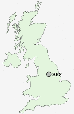 S62 Postcode map
