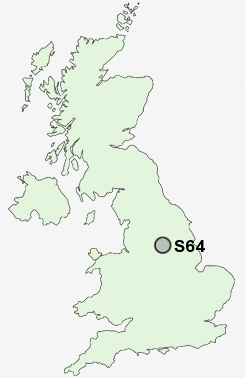 S64 Postcode map