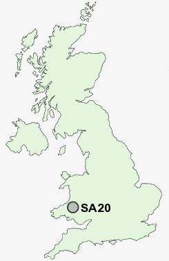 SA20 Postcode map