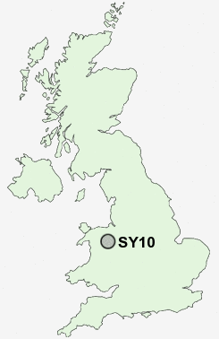 SY10 Postcode map