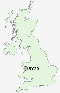 SY20 Postcode map