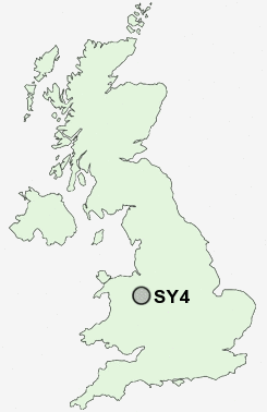 SY4 Postcode map