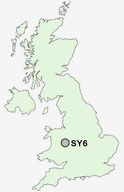 SY6 Postcode map