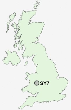 SY7 Postcode map