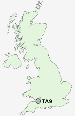 TA9 Postcode map