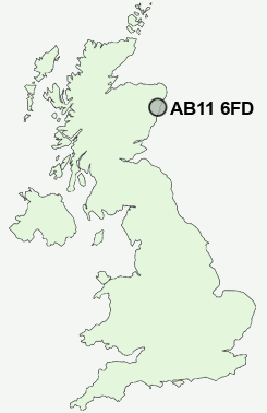 UK Postcode map