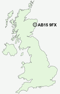 UK Postcode map