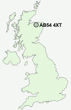 UK Postcode map