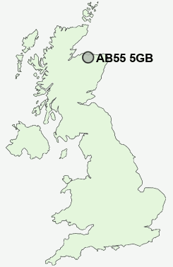 UK Postcode map