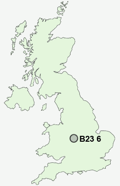 UK Postcode map