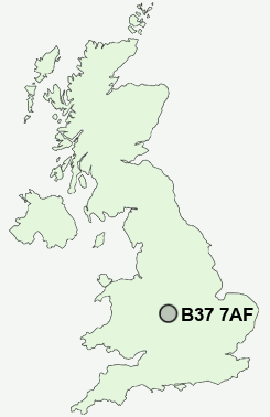 UK Postcode map