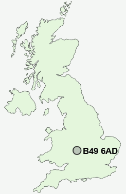 UK Postcode map