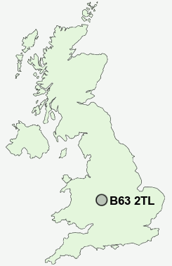 UK Postcode map