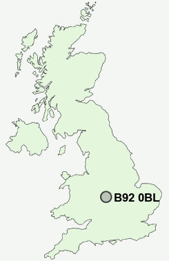 UK Postcode map