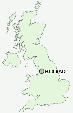 UK Postcode map