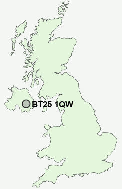 UK Postcode map