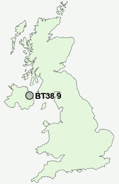 UK Postcode map