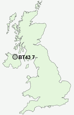 UK Postcode map