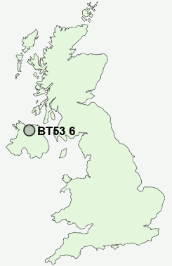 UK Postcode map