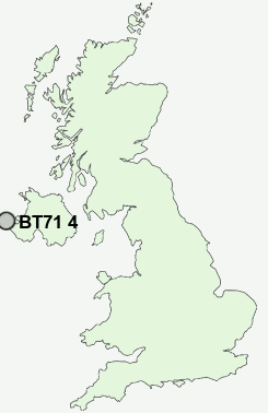 UK Postcode map