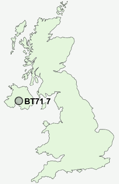 UK Postcode map