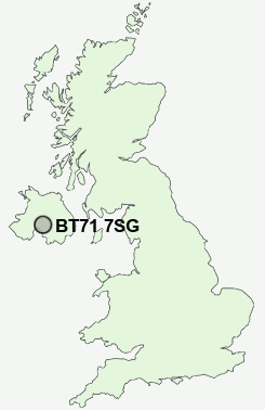 UK Postcode map