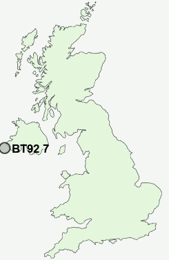 UK Postcode map