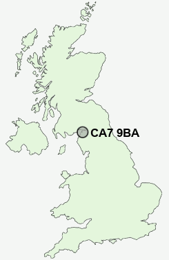 UK Postcode map