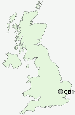 UK Postcode map