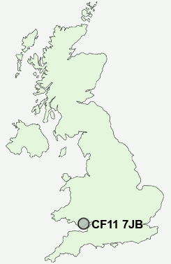 UK Postcode map