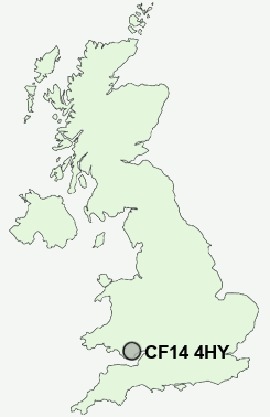 UK Postcode map