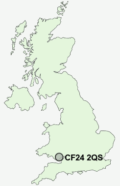 UK Postcode map