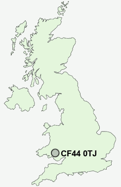 UK Postcode map