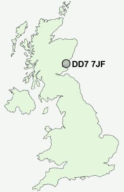 UK Postcode map