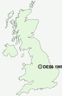 UK Postcode map